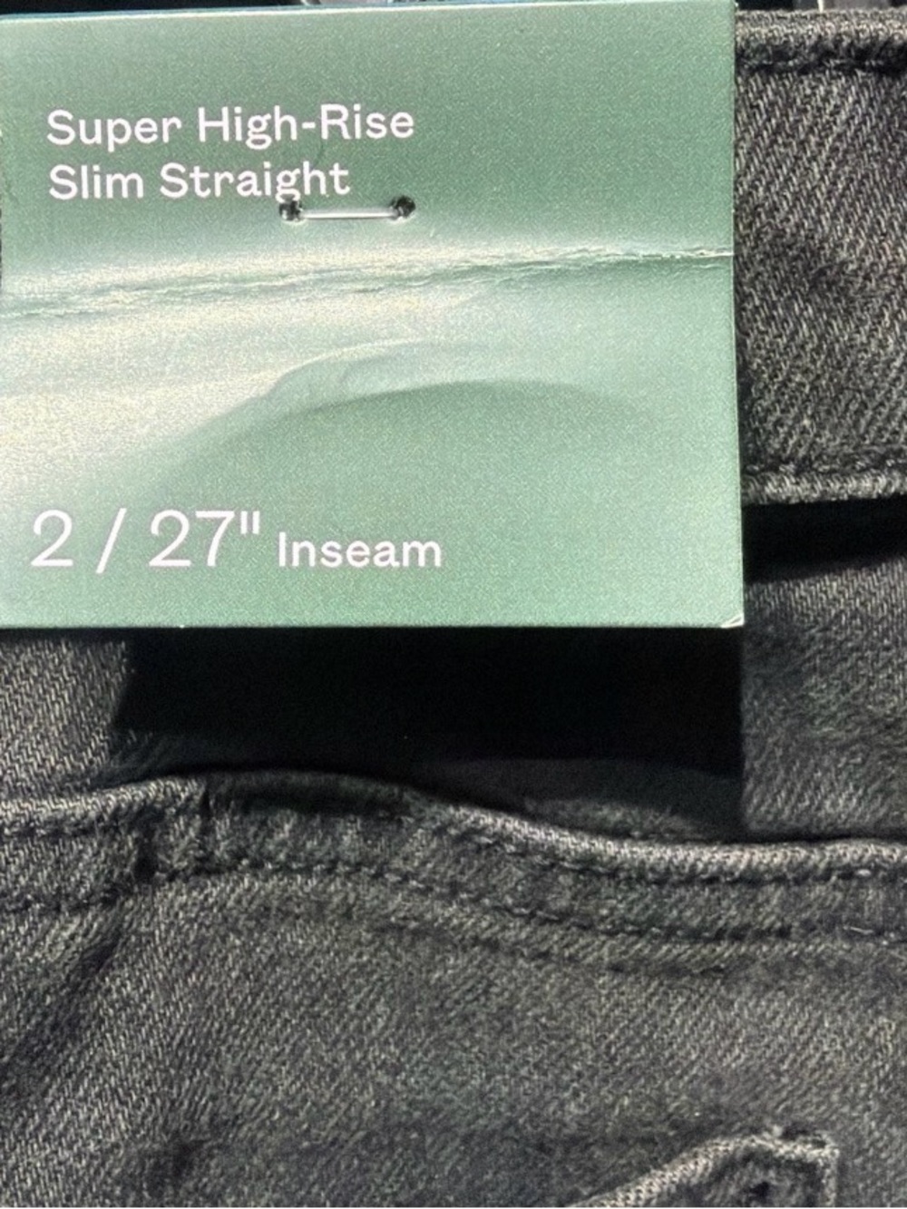 wild fable Black Straight-Leg Ripped Jeans - Picture 4 of 5